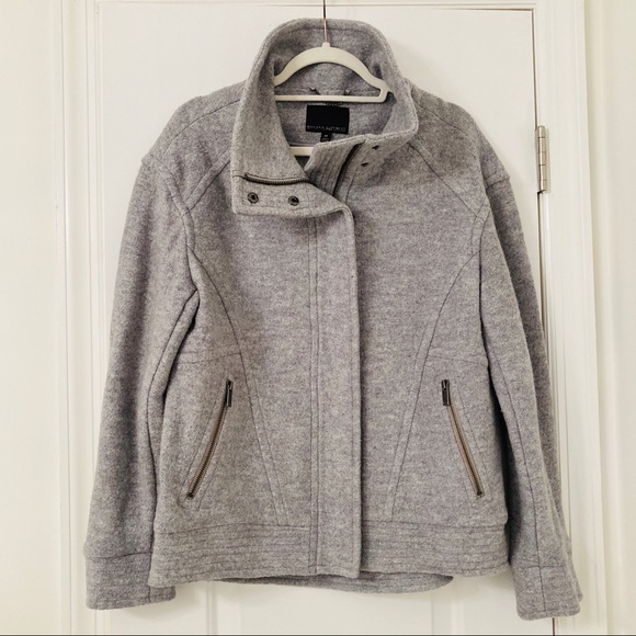 Jackets & Blazers - Banana Republic Wool-Blend Gray Coat